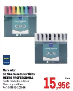 Metro Professional - Mercador De Tiza Colores Surtidos