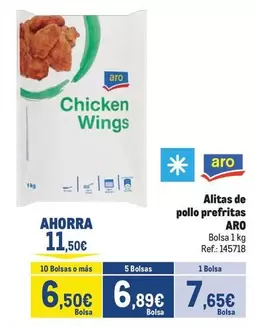 Aro - Alitas De Pollo Prefritas