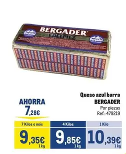 Bergader - Queso Azul Barra