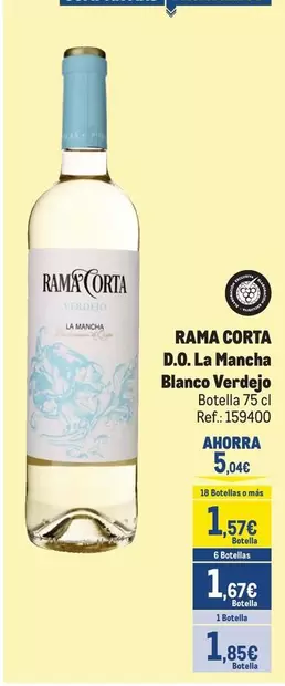 Rama Corta - D.o. La Mancha Blanco Verdejo