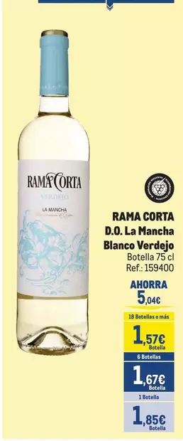 Rama Corta - D.o. La Mancha Blanco Verdejo