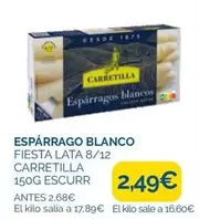 Carretilla - Espárrago Blanco