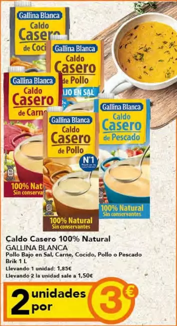 Gallina Blanca - Caldo Casero 100% Natural