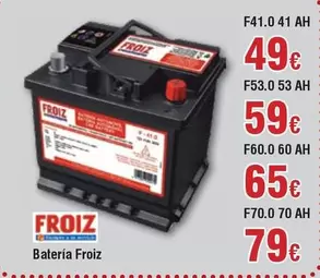 Froiz - Batería F51.0 41 Ah