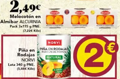 Norvi - Almibar Melocoton En Alcurnia