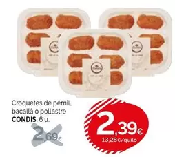 Condis - Croquetes De Pernil, Bacallà O Pollastre