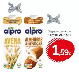Alpro - Beguda D'ametlla O Civada
