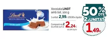 Lindt - Xocolata Amb Llet
