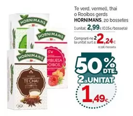 Hornimans - Te Verd. Vermell, Thai O Rooibos Gerds