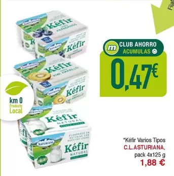 La Asturiana - Kefir Varios Tipos