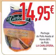 La Carloteña - Pechuga De Pollo Asada Al Horno 98% De Pollo