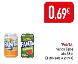 fanta - Varios Tipos Lata