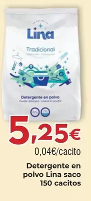 Lina - Detergente En Polvo Saco