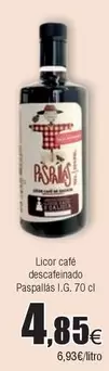 Licor Cafe Descafeinado