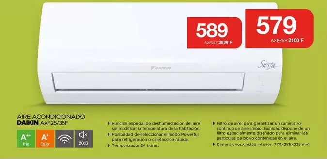 AEG - Are Acondicionado Daikin A2FX35E
