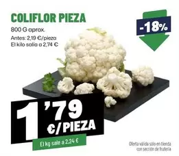 Coliflor Pieza