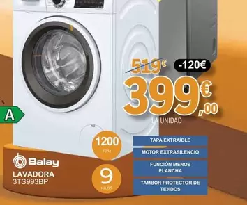 Balay - Lavadora 3TS993BP