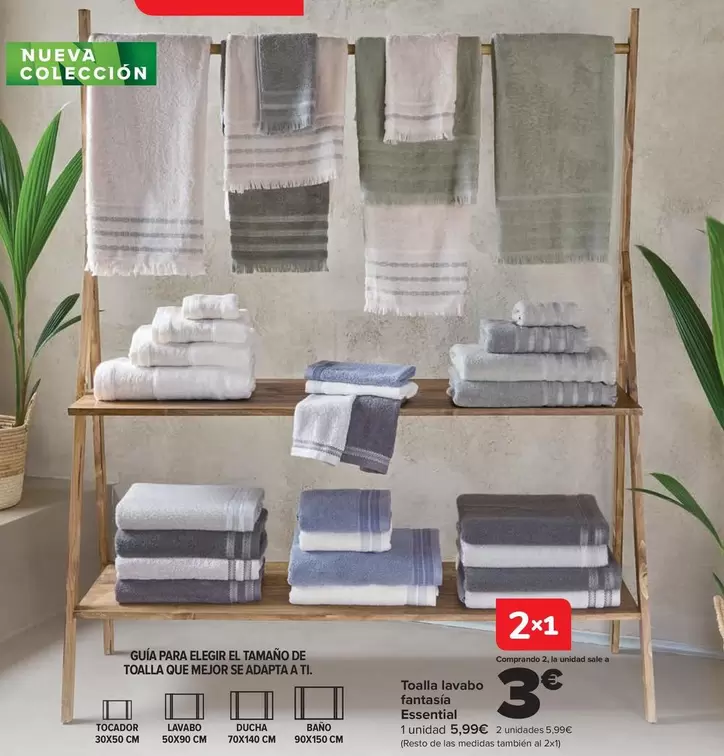 Essential - Toalla Lavabo Fantasia