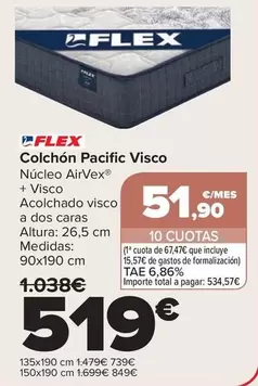 Flex - Colchon Pacific Visco