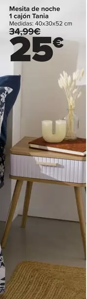Mesita De Noche 1 Cajon Tania 