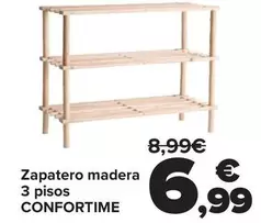 Confortime - Zapatero Madera 3 Pisos 