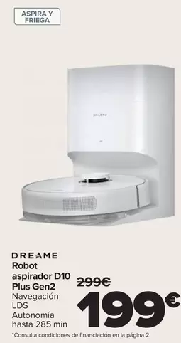 Dreame - Robot Aspirador D10 Plus Gen2