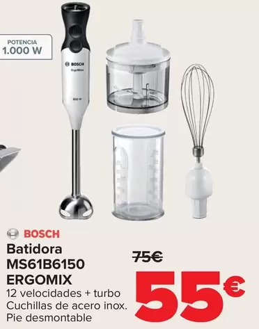 Bosch - Batidora  Ms61b6150 Ergomix