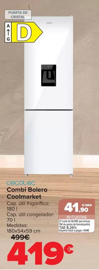 Cecotec - Combi Bolero Coolmaket