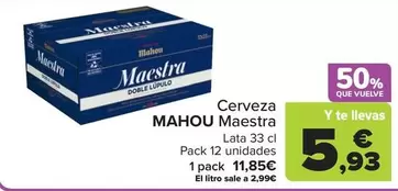 Mahou - Cerveza Maestra