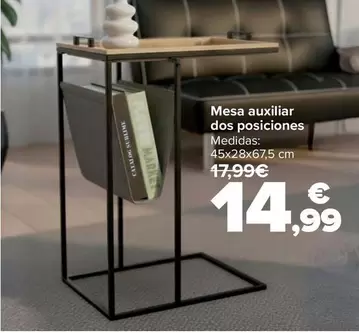 Mesa Auxiliar Dos Posiciones