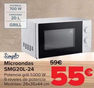 Simpl - Microondas SMG20L-24