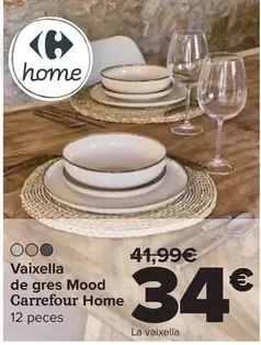 Carrefour Home - Vajilla Gres Mood 