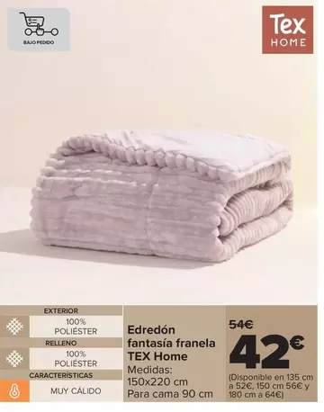 Tex Home - Edredón Fantasía Franela