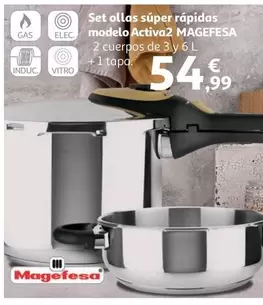 Magefesa - Set Olla Súper Rápidas Modelo Activa