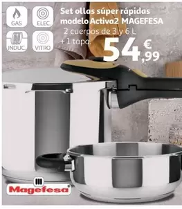 Magefesa - Set Ollas Súper Rápidas Modelo Activa