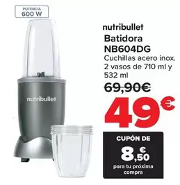 Nutribullet - Batidora Nb604dg