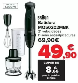 Braun - Batidora Mq50202mbk