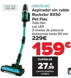 Cecotec - Aspirador Sin Cable Rockstar Rx50  Pet Flex