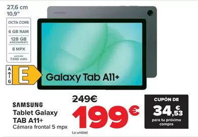 Samsung - Tablet Galaxy Tab A11+