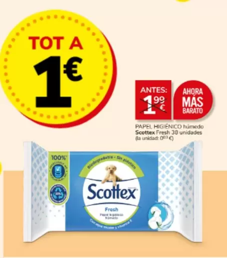 Scottex - Papel Higienico Muñedo