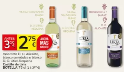 Castillo De Liria - Vino Tinto D.O. Alicante, D.O. Utiel Requena