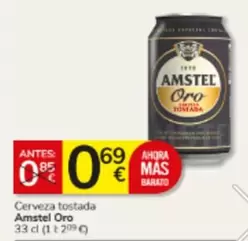 Amstel - Oro Cerveza Tostada