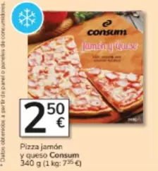 Consum - Pizza Jamón Y Queso