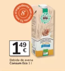 Consum - Bebida De Avena Eco