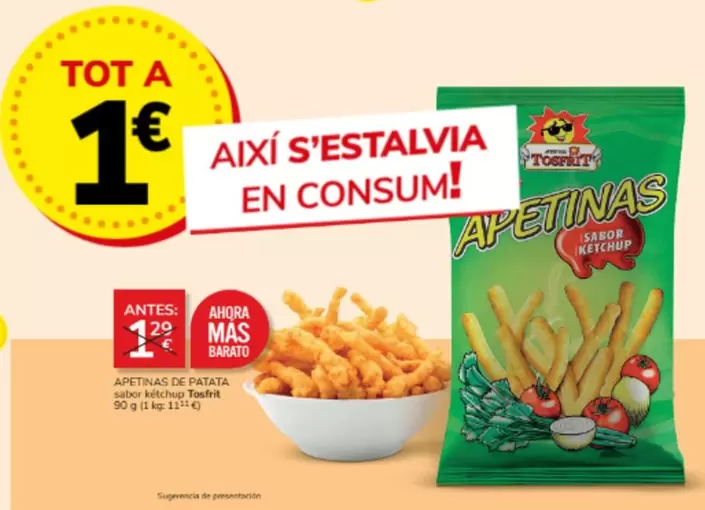 Consum - Aperitinas De Patata