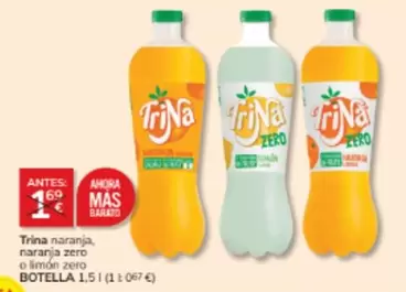 Trina - Naranja, Naranja Zero O Limon Zero