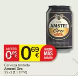 Amstel Oro - Cerveza Tostada 