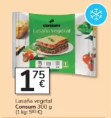 Consum - Lasaña Vegetal