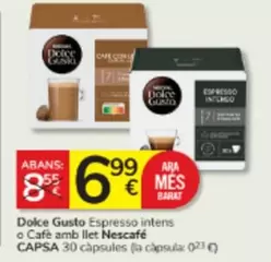 Nescafé - Dolce Gusto Espresso Intens O Cafe Amb Llet