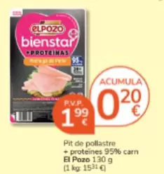 elpozo - Pit De Pollastre + Proteines 95% Carn